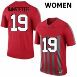 Women's Ohio State Buckeyes #19 Joe Ramstetter Throwback Nike NCAA College Football Jersey Spring NZD3644ZR